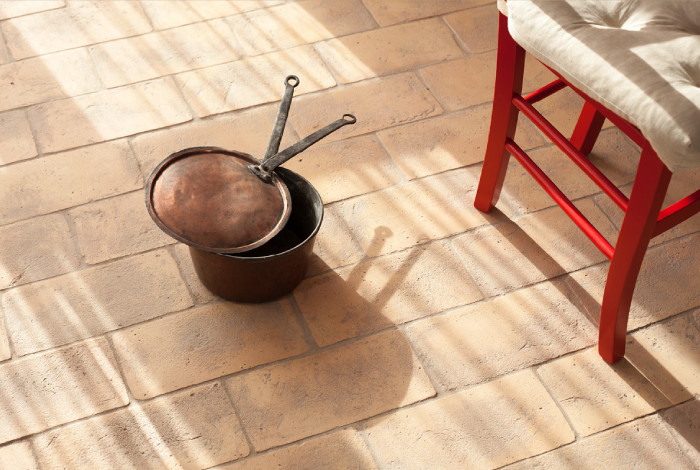 pavimento in cotto per esterno (quadre)