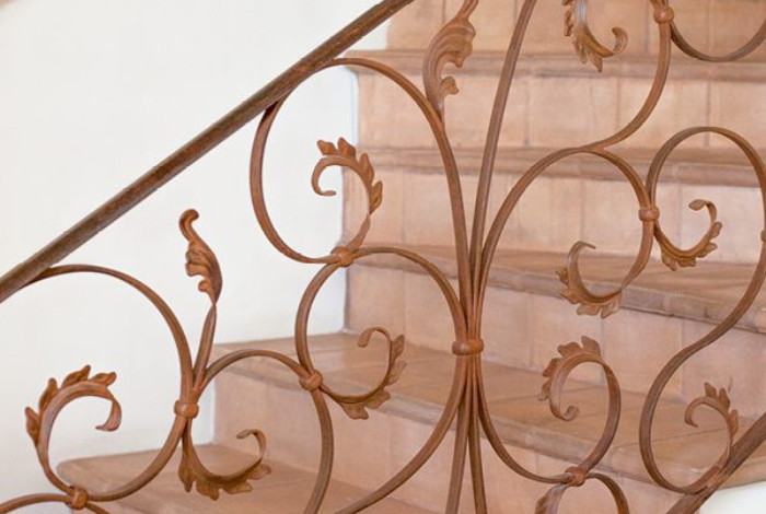 sacale interne in cotto fatto a mano